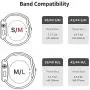Bravely klimbing Compatible with App le Watch Band 38mm 40mm 42mm 44mm, for Women Men, iwatch Bands Compatible with iWatch Series 5, Series 4, Series 3, Series 2, Series 1 S/M, M/L