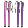 BIRUGEAR 4 Pcs Touch Screen Stylus for Samsung Galaxy Mega 2, Galaxy Note Edge/ 5 4 3, Galaxy S6/ S6 Active/ S6 Edge and Other Android Window Cell Phone, Tablet Mp3 Player and More