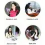 Lazy Bracket - Universal Hanging on Neck Lazy Phone Holder DIY Free Rotating Stand on Table Smart Multiple Functions Mobile Phone Mount Stand (White)