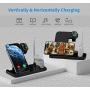 Wireless Charging Station, Earteana 3 in 1 Wireless Charger for Apple Watch Airpods, Wireless Charging Stand for iPhone 11/11pro/11pro Max/X/XS/XR/Xs Max/, Charging Station Dock for Other Qi Phones