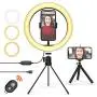 10" Ring Light, 120 Bulbs Ring Light with Tripod Stand & Cell Phone Holder and Remote Control, 3 Lighting Modes and 10 Brightness Levels of Dimmable Ring Light for iPhone YouTube Video Live Makeup 10" Ring Light, 120 Bulbs Ring Light with Tripod Stand & Cell Phone Holder and Remote Control, 3 Lighting Modes and 10 Brightness Levels of Dimmable Ring Light for iPhone YouTube Video Live Makeup