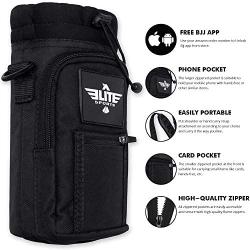 Elite Sports Water Bottle Holder Carrier Hiking Gym Bottle Bag with Strap and Pockets