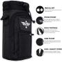 Elite Sports Water Bottle Holder Carrier Hiking Gym Bottle Bag with Strap and Pockets