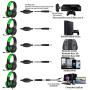 Gaming Headset for Xbox One, PS4, Nintendo Switch, ifmeyasi Stereo Bass Surround 3.5mm Headsets, Over-Ear Headphones with Noise Cancelling Micophone for Laptop PC Mac iPad Smartphones (Green)