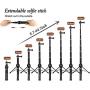 Selfie Stick, All in one Portable 45 Inch Selfie Stick Tripod Phone Tripod Stand with Wireless Remote for iPhone 11 Pro Max Xs Xr X 8 7 6 Plus Android Samsung Huawei OnePlus GoPro Max Hero8