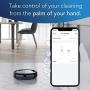 Ecovacs DEEBOT 500 Robot Vacuum Cleaner with Max Power Suction, Up to 110 min Runtime, Hard Floors and Carpets, Pet Hair, App Controls, Self-Charging, Quiet, Large, Black
