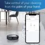 Ecovacs DEEBOT 500 Robot Vacuum Cleaner with Max Power Suction, Up to 110 min Runtime, Hard Floors and Carpets, Pet Hair, App Controls, Self-Charging, Quiet, Large, Black