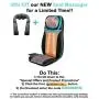 Shiatsu Back Shoulder and Neck Massager with Heat - Deep Tissue Kneading Back Massager for Neck, Shoulders, Foot, Legs - Electric Full Body Pillow Massage - Perfect Gift Shiatsu Back Shoulder and Neck Massager with Heat - Deep Tissue Kneading Back Massager for Neck, Shoulders, Foot, Legs - Electric Full Body Pillow Massage - Perfect Gift