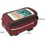 QIANMA Bicycle Bag Sfit Bicycle Front Tube Bag Women Cycling Accessories Waterproof Bike Bags Front Cell Mobile Phone Case 6inch Holder Bicycle