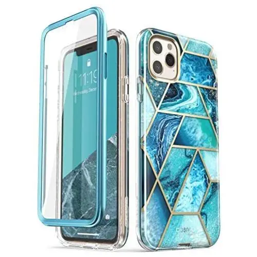 i-Blason Cosmo Series Case for iPhone 11 Pro 5.8 inch, Slim Full-Body Stylish Protective Case with Built-in Screen Protector (Ocean) i-Blason Cosmo Series Case for iPhone 11 Pro 5.8 inch, Slim Full-Body Stylish Protective Case with Built-in Screen Protector (Ocean)