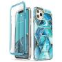i-Blason Cosmo Series Case for iPhone 11 Pro 5.8 inch, Slim Full-Body Stylish Protective Case with Built-in Screen Protector (Ocean)