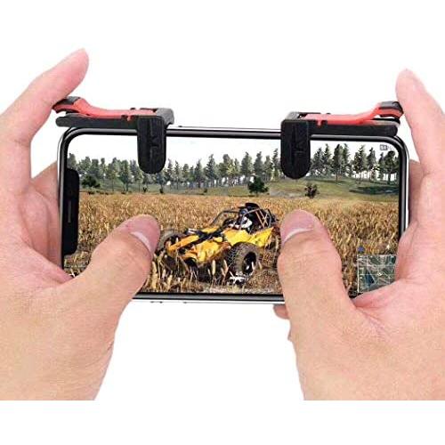 Idomeo 1 Pair Mobile Phone Game Controller Shoot Aiming Triggers Fire Button Joysticks