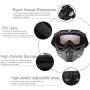 Freehawk Motorcycle Goggles Mask Detachable, Safety Goggles Mask, Road Riding UV Motorbike Glasses with Dustproof Mask, Cool Helmet Glasses Windproof Freehawk Motorcycle Goggles Mask Detachable, Safety Goggles Mask, Road Riding UV Motorbike Glasses with Dustproof Mask, Cool Helmet Glasses Windproof