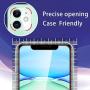 UniqueMe 2 Pack Screen Protector +2 Pack Camera Lens Protector for iPhone 11(6.1 inch) [Easy Install Frame] Tempered Glass, Case-Friendly No-Bubble High Definition-Clear