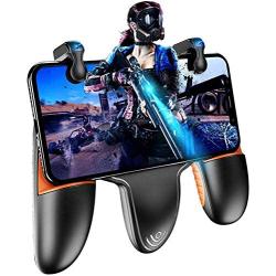 DDDF Mobile Game Controller，Mobile Game Controller for PUBG/Call of Duty/Fotnite Gaming Grip Gamepad Mobile Controller Trigger for 4.5-6.5" iOS Android Phone