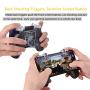 OMKUY Mobile PUBG Game Controller Trigger Gamepad L1R1 Joystick Handle Grip Cell Phone for 4.5~7" Android iOS Smartphone