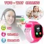 Kids Waterproof Smartwatch Phone Girls Boys with LBS Tracker Two-Way Call SOS 1.44" HD Touch Screen Camera Voice Chat Game Flashlight Alarm Clock Cellphone Wrist Gizmo Watch Toys Gifts (Crystal Pink) Kids Waterproof Smartwatch Phone Girls Boys with LBS Tracker Two-Way Call SOS 1.44" HD Touch Screen Camera Voice Chat Game Flashlight Alarm Clock Cellphone Wrist Gizmo Watch Toys Gifts (Crystal Pink)