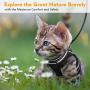 rabbitgoo Cat Harness and Leash Set for Walking Escape Proof, Adjustable Soft Kittens Vest with Reflective Strip for Extra Small and Small Cats, Step-in Comfortable Outdoor Vest