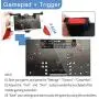 Adjustable Portable Mobile Gamepad and Game Triggers, 3 in 1 Multi-Function Mobile Phone Holder, Car Phone Stand for Android iOS Compatible with Phone (Holder and Triggers, Red and Black) Adjustable Portable Mobile Gamepad and Game Triggers, 3 in 1 Multi-Function Mobile Phone Holder, Car Phone Stand for Android iOS Compatible with Phone (Holder and Triggers, Red and Black)
