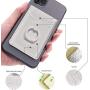 Toydoooco Phone Card Holder Adhesive Wallet Cell Phone Pocket Credit Card ID Case for Back of Phone,3M Sticker, Stick-on,Card Sleeve for iPhone,Samsung, Smartphones (White)