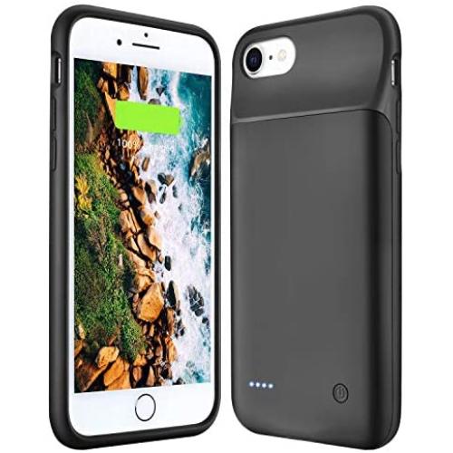 Wixann Battery Case for iPhone 6/6s/7/8/SE 2020 Upgraded 3000mAh Slim Portable Charging Case Rechargeable Extended Charger Case for Apple iPhone 6/6s/7/8/SE 2020