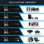 PeohZarr Gaming Headset One Headset PS4 Headset with 7.1 Surround Sound PC Headset with Mic & Light, Over Ear Headphones for One Controller(Adapter Not Included), PS4, Nintendo Switch, PS2 PeohZarr Gaming Headset One Headset PS4 Headset with 7.1 Surround Sound PC Headset with Mic & Light, Over Ear Headphones for One Controller(Adapter Not Included), PS4, Nintendo Switch, PS2