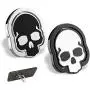 homEdge Cell Phone Skull Ring Grip, Set of 2 Packs 360° Adjustable Finger Ring Holder, Suitable for Magnetic Car Mount Kickstand for Cell Phone-Black and White homEdge Cell Phone Skull Ring Grip, Set of 2 Packs 360° Adjustable Finger Ring Holder, Suitable for Magnetic Car Mount Kickstand for Cell Phone-Black and White