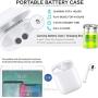Wireless Earbuds Bluetooth 5.0 Headsets with【24Hrs Charging Case】 IPX5, 3D Stereo Headphones in-Ear Ear Buds Built-in Mic, Pop-ups Auto Pairing for iPhone/Samsung/Android
