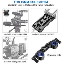 SMALLRIG Super Lightweight 15mm Railblock with 1/4"-20 Thread for RED and Other 15mm DSLR Camera Rig - 942