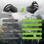 DESTEK V5 VR Headset, 110° FOV Eye Protected HD Virtual Reality Headset w/Touch Button/ Trigger for iPhone 11/Pro/X/Xs/Max/XR/8P, for Samsung S20/S10/S9/S8/Note 10/ 9/8/Plus,Phones w/ 5.5-6.8in Screen