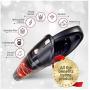 GNG Handheld Vacuum Cleaner 12v Portable Cordless Vacuum with Car & Wall Rechargeable Lithium-ion, Black Detailing Vacuum Cleaners for Wet and Dry Furniture, Dust Buster, Carpets, Floors, Vehicles