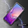 Pelican Shield Samsung Galaxy S10+ Phone Case, 5-Layer Extreme Protective Smartphone Cover, 12-Foot Drop Protection, Kickstand Belt Clip Accessory (Black)