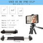 Tablet & Cell Phone Tripod Mount Adapter, Tablet Holder Bracket with Cold Shoe Mount 1/4 inch Screw for Smartphone, iPad, iPad Pro, iPad Mini, 2, 3, iPad Air