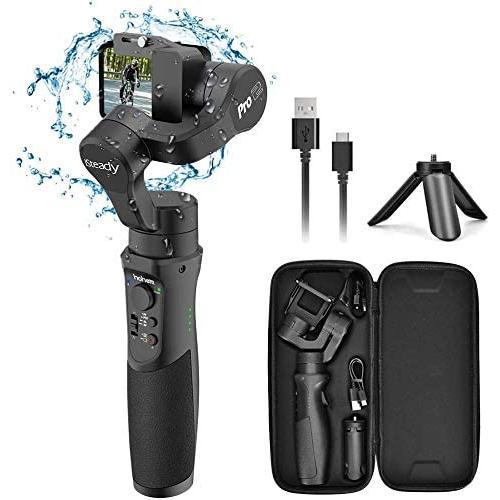 3-Axis Handheld Gimbal Stabilizer for GoPro Action Camera, Splash Proof Gimbal Tripod Stick with Motion Time-Lapse APP Control for Gopro Hero 7/6/5/4, SJCAM, YI Cam, Sony RX0 - Hohem iSteady Pro 2