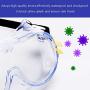 4 pack Safety goggles, Protective eyewear, Eye protection,Anti scratch,UV and splash,Soft light weight Safety glasses for DIY, Lab,Cycling and more
