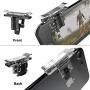 Mobile Game Controller, Norhu Phone Game Triggers - Sensitive Shoot and Aim Buttons Shooter Handgrip- 1Pair(L1R1) (Silver)