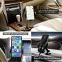 Car Cup Holder Phone Mount, YOTOCversion 3-in-1 Universal Adjustable Gooseneck Cell Phone Holder Car Air Vent Holder Dashboard Mount Compatible with iPhone 11 Xs Max XR 7 8 Plus, Samsung Galaxy