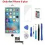 Screen Replacement for iPhone 8 Plus White 5.5 inch 3D Touch LCD Screen Digitizer Replacement Frame Display Assembly Set with Repair Tool Kit (iPhone 8 Plus Screen, White)