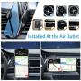 WALOTAR Wireless Car Charger-Cup Phone Holder Mount,Automatic Infrared Smart Sensor Clamping Qi 10W 7.5W Fast Universal Adjustable Cell Phone Wireless Charging Air Vent Cradle
