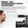 Video Microphone, Photography Interview MIC Microphone Compatible Sony, Nikon Canon,DSLR Cameras, Camcorders. (3.5mm Interface)（Except for Canon T5i,T6 and T7）