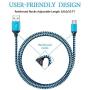 Micro USB Cable, Ailkin High Speed [10-Pack] 3Ft Nylon Braided USB 2.0 A Male to Micro B Data Sync & Charging Cable Compatible with Samsung and Other Android Smartphone, Colorful