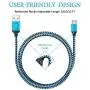 Micro USB Cable, Ailkin High Speed [10-Pack] 3Ft Nylon Braided USB 2.0 A Male to Micro B Data Sync & Charging Cable Compatible with Samsung and Other Android Smartphone, Colorful