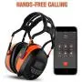 FM MP3 Bluetooth Radio Headphones Wireless Cancelling Headphones with 4GB SD Card Built-in Mic Electronic Noise Reduction Safety Ear Muffs Protection for Lawn Mower Work by WULFPOWERPRO FM MP3 Bluetooth Radio Headphones Wireless Cancelling Headphones with 4GB SD Card Built-in Mic Electronic Noise Reduction Safety Ear Muffs Protection for Lawn Mower Work by WULFPOWERPRO