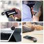 Portable Speaker, Leadsound Crystal 3W 27mm 8Ω Mini Wireless Speaker with 3.5mm Aux Audio Jack Plug in Clear Bass Micro USB Port Audio Dock for Smart Phone, for iPad, Computer (Black)