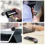 Portable Speaker, Leadsound Crystal 3W 27mm 8Ω Mini Wireless Speaker with 3.5mm Aux Audio Jack Plug in Clear Bass Micro USB Port Audio Dock for Smart Phone, for iPad, Computer (Black)