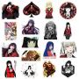 50PCS Cartoon Japanese Anime Kakegurui Stickers Lovely Sticker Laptop Computer Bedroom Wardrobe Car Skateboard Motorcycle Bicycle Mobile Phone Luggage Guitar DIY Decal (kakegurui)