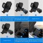 Air Vent Phone Holder for Car,Miracase Universal Vehicle Cell Phone Mount Cradle with Adjustable Clip Compatible with iPhone 11 Pro Max/XR/XS Max/XS/X/8/8 Plus/7/7P,Galaxy S10/S10+/S9/Note 9 and More