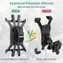 Bovon Silicone Bike Phone Mount with 360 Rotation, Adjustable Universal Motorcycle Phone Mount Compatible with iPhone 11 Pro Max/11 Pro/11/XS Max/X/8/7/6 Plus, Samsung S20/S10/S10e 4.0&quot-6.5&quot