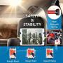Tablet Holder for Car Mount, DM Car Headrest Holder for Tablet Headrest Car Tablet Holder Compatible with iPad/Samsung Galaxy Tabs/Amazon Kindle Fire HD/Microsoft Surface/4.7-12.9" Cell Phones (Red)