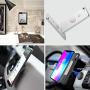 Mount Metal Plate with Adhesive for Magnetic Cradle-Less Mount -X4 Pack 2 Rectangle and 2 Round (Compatible with WizGear mounts) (Silver) Mount Metal Plate with Adhesive for Magnetic Cradle-Less Mount -X4 Pack 2 Rectangle and 2 Round (Compatible with WizGear mounts) (Silver)